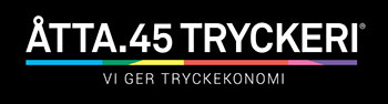 Åtta.45 Tryckeri Logotype