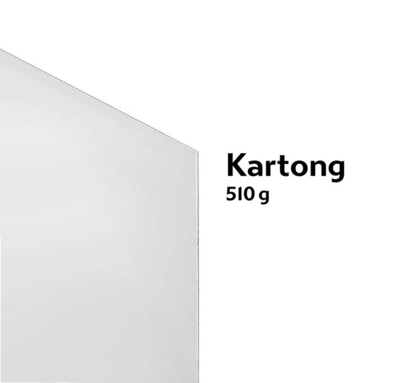 Kartong 510g skylt Åtta.45 Tryckeri