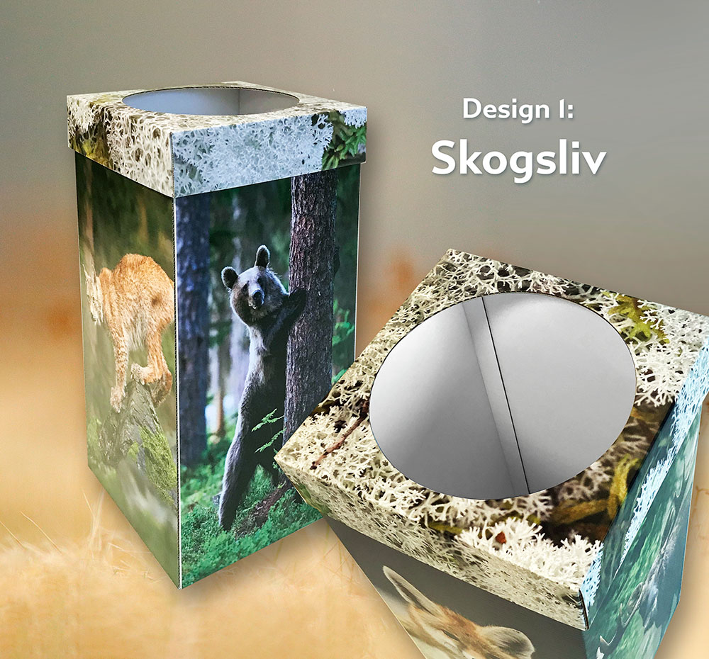 Custom-Printed Waste Bins – Forest Life Design | Åtta.45 Print Shop
