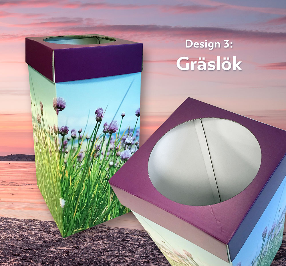 Custom-Printed Waste Bins – Chives Design | Åtta.45 Print Shop