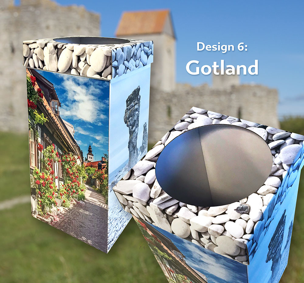 Custom-Printed Waste Bins – Gotland Design | Åtta.45 Print Shop