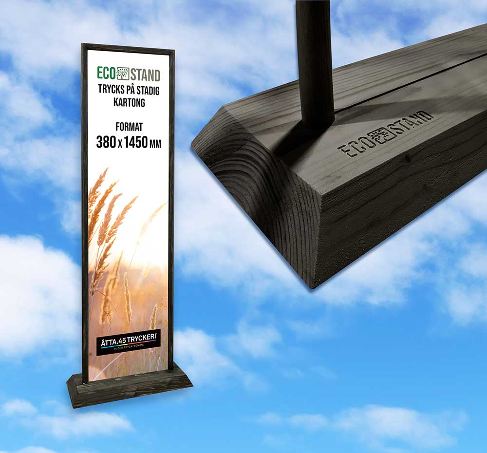ECOstand Svartlaserad