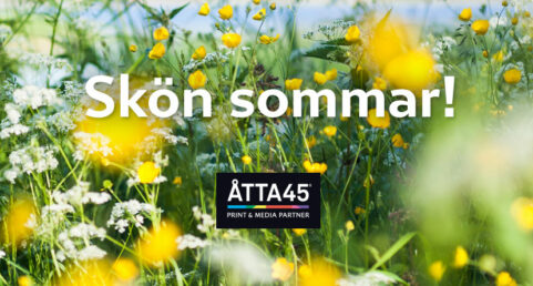 Trevlig sommar 2023 Åtta45 tryckeri